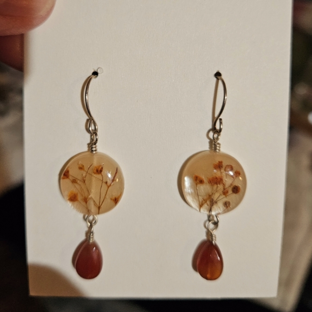 Carnelian earrings